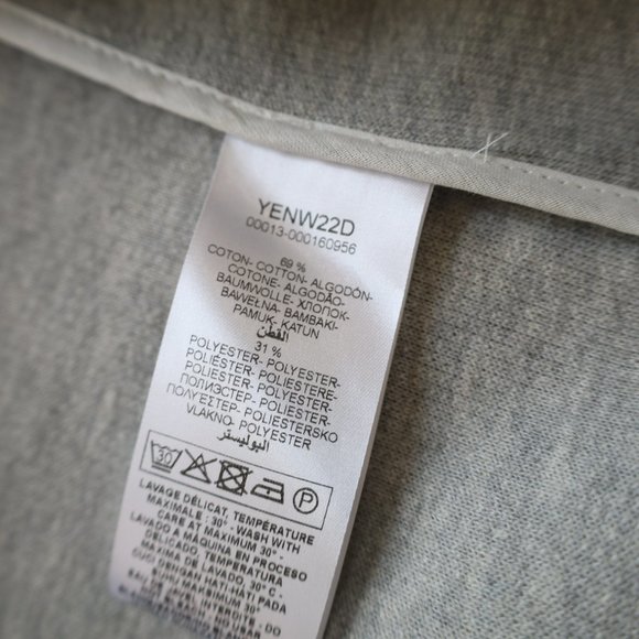 NAF NAF PARIS Size 40 (US Size Large) Green Blue Palm Tree Jacket Coat - Picture 9 of 11